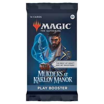 Murders at Karlov Manor Play Booster Pack (MKM) (Unopened) Murders at Karlov Manor Magic: The Gathering: 2024