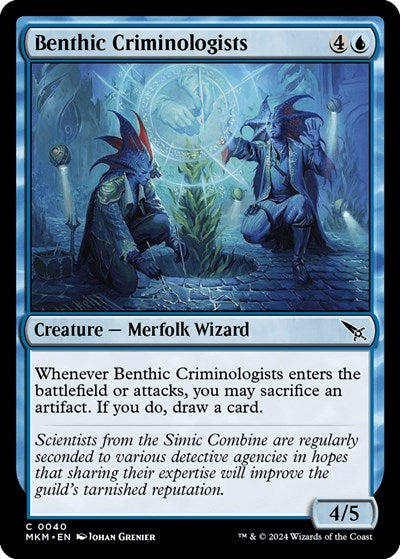 Benthic Criminologists (MKM) #40 Common Murders at Karlov Manor Magic: The Gathering: 2024