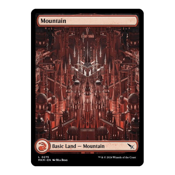 Mountain (0275) (MKM) #275 Land (Lightly Played) Murders at Karlov Manor Magic: The Gathering: 2024
