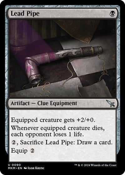 Lead Pipe (MKM) #90 Uncommon Murders at Karlov Manor Magic: The Gathering: 2024