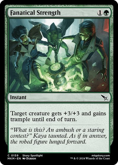 Fanatical Strength (MKM) #159 Common (Lightly Played) Murders at Karlov Manor Magic: 2024