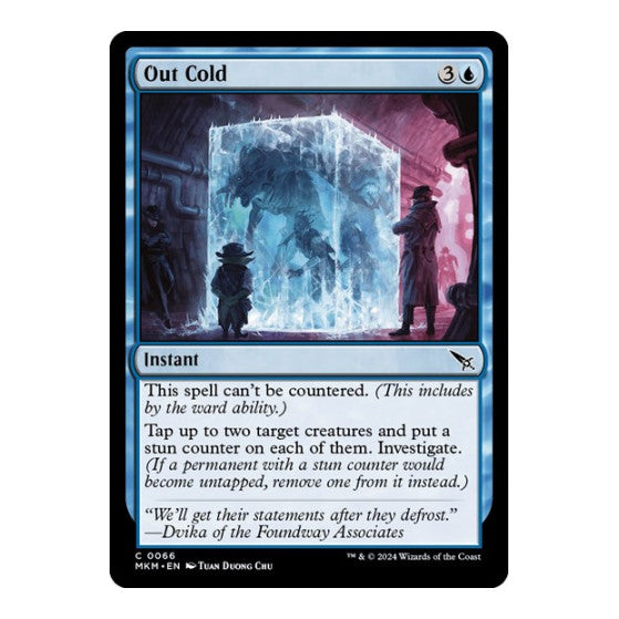 Out Cold (MKM) #66 Common (Lightly Played) Murders at Karlov Manor Magic: The Gathering: 2024