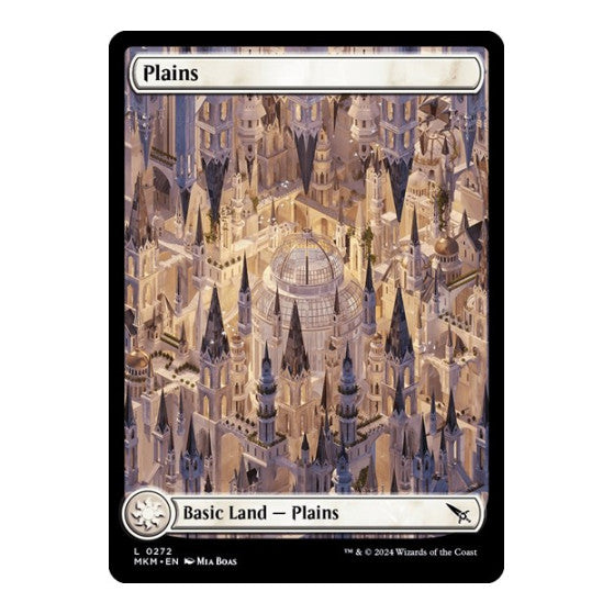 Plains (0272) (MKM) #272 Land (Lightly Played) Murders at Karlov Manor Magic: The Gathering: 2024