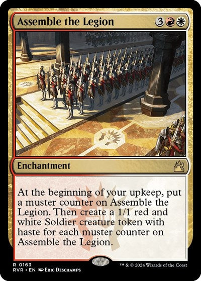 Assemble the Legion (RVR) #163 Rare (Lightly Played) Ravnica Remastered Magic: The Gathering: 2024