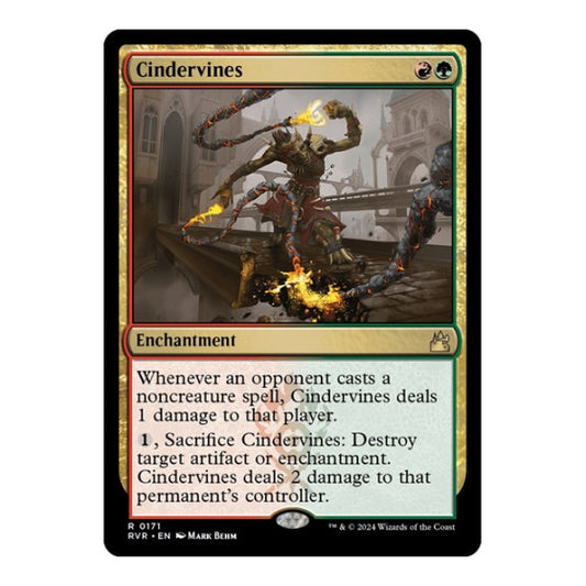 Cindervines (RVR) #171 Rare (Lightly Played) Ravnica Remastered Magic: The Gathering: 2024