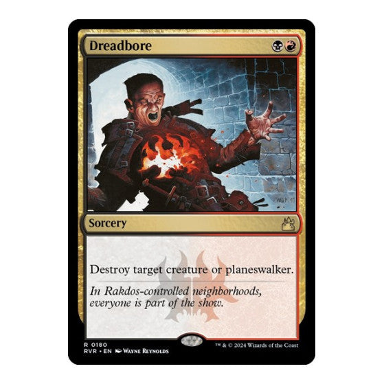 Dreadbore (RVR) #180 Rare Ravnica Remastered Magic: The Gathering: 2024