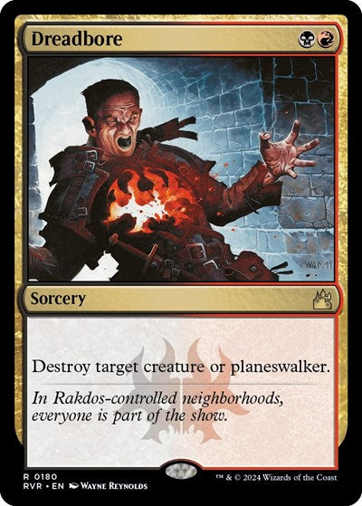 Dreadbore (RVR) #180 Rare (Lightly Played) Ravnica Remastered Magic: The Gathering: 2024