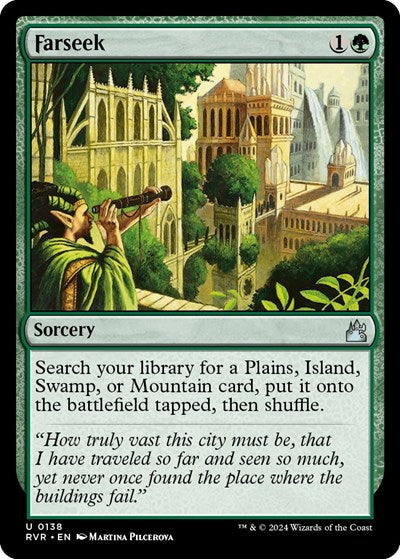 Farseek (RVR) #138 Uncommon (Lightly Played) Ravnica Remastered Magic: The Gathering: 2024