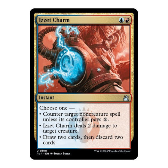 Izzet Charm (RVR) #190 Uncommon (Lightly Played) Ravnica Remastered Magic: The Gathering: 2024