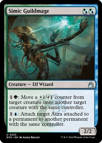 Simic Guildmage (RVR) #223 Uncommon (Lightly Played) Ravnica Remastered Magic: The Gathering: 2024