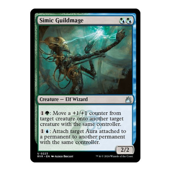 Simic Guildmage (RVR) #223 Uncommon (Lightly Played) Ravnica Remastered Magic: The Gathering: 2024