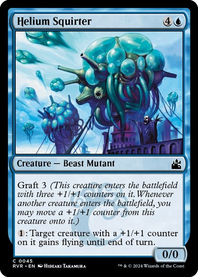 Helium Squirter (RVR) #45 Common (Lightly Played) Ravnica Remastered Magic: The Gathering: 2024
