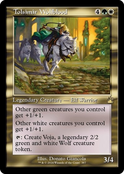 Tolsimir Wolfblood Retro Frame (RVR) #387 Rare (Lightly Played) Ravnica Remastered Magic: The Gathering: 2024