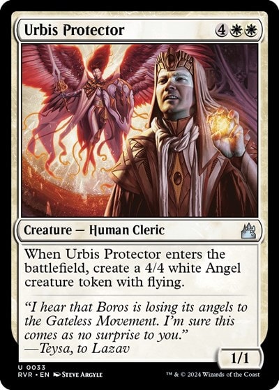 Urbis Protector (RVR) #33 Uncommon (Lightly Played) Ravnica Remastered Magic: The Gathering: 2024
