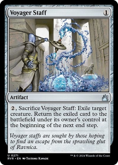 Voyager Staff (RVR) #271 Uncommon (Lightly Played) Ravnica Remastered Magic: The Gathering: 2024