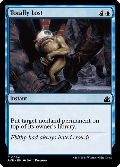 Totally Lost (RVR) #64 Common (Lightly Played) Ravnica Remastered Magic: The Gathering: 2024