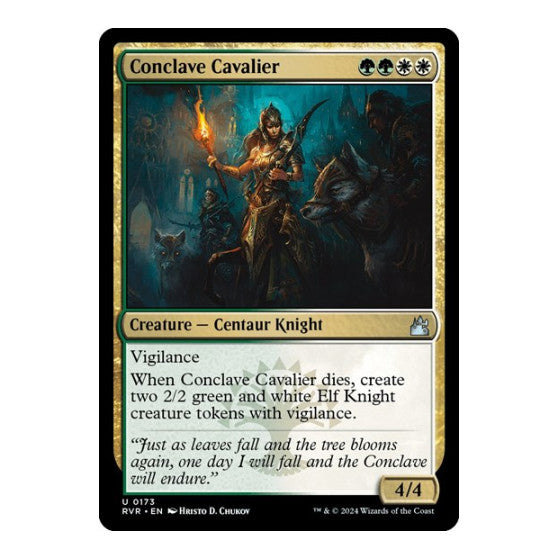 Conclave Cavalier (RVR) #173 Uncommon Ravnica Remastered Magic: The Gathering: 2024