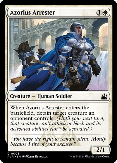 Azorius Arrester (RVR) #5 Common (Lightly Played) Ravnica Remastered Magic: The Gathering: 2024
