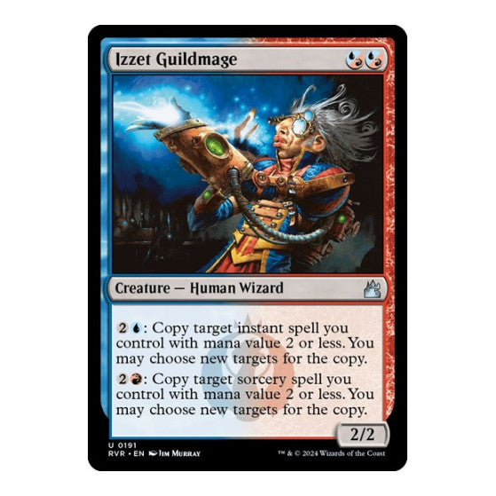 Izzet Guildmage (RVR) #191 Uncommon (Lightly Played) Ravnica Remastered Magic: The Gathering: 2024