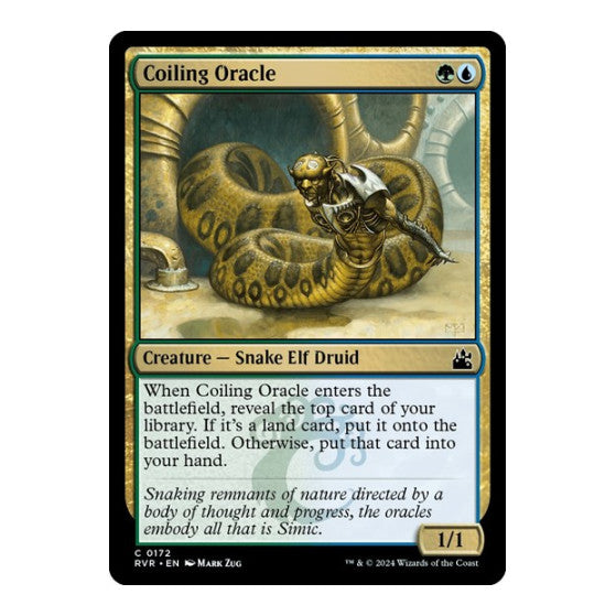 Coiling Oracle (RVR) #172 Common Ravnica Remastered Magic: The Gathering: 2024