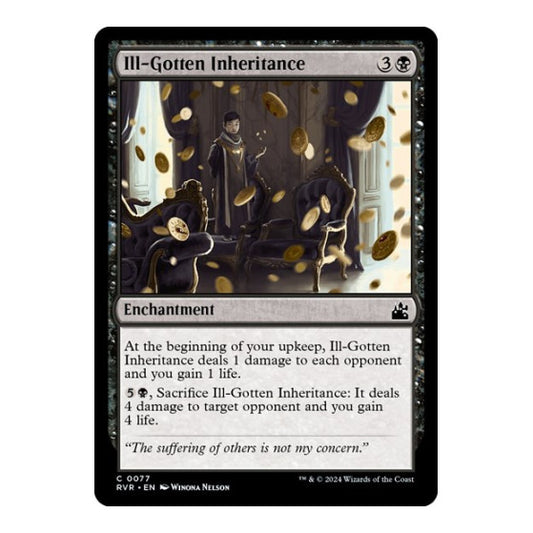 Ill-Gotten Inheritance (RVR) #77 Common Ravnica Remastered Magic: The Gathering: 2024