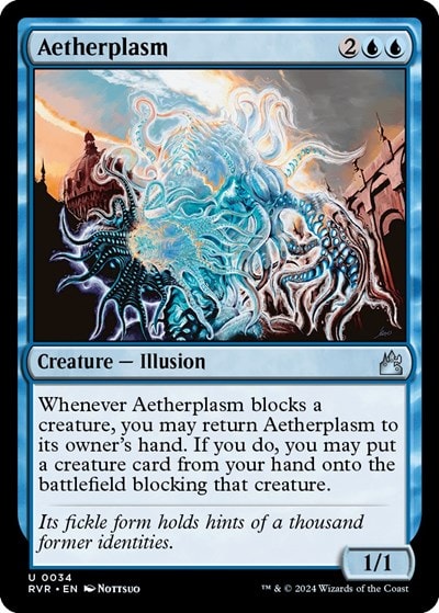 Aetherplasm (RVR) #34 Uncommon (Lightly Played) Ravnica Remastered Magic: The Gathering: 2024