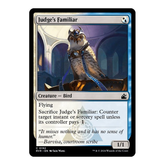 Judge's Familiar (RVR) #192 Common (Lightly Played) Ravnica Remastered Magic: The Gathering: 2024