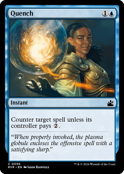 Quench (RVR) #56 Common (Lightly Played) Ravnica Remastered Magic: The Gathering: 2024