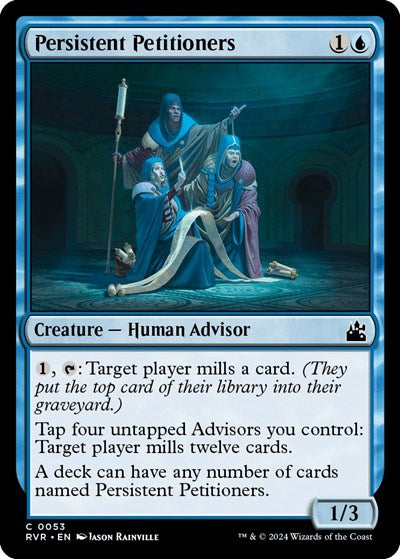 Persistent Petitioners (RVR) #53 Common Ravnica Remastered Magic: The Gathering: 2024