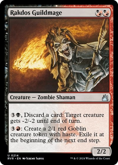 Rakdos Guildmage (RVR) #214 Uncommon (Lightly Played) Ravnica Remastered Magic: The Gathering: 2024