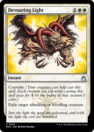 Devouring Light (RVR) #15 Uncommon (Lightly Played) Ravnica Remastered Magic: The Gathering: 2024