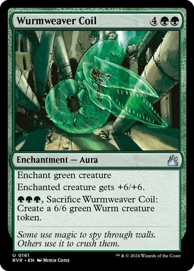 Wurmweaver Coil (RVR) #161 Uncommon (Lightly Played) Ravnica Remastered Magic: The Gathering: 2024