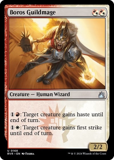 Boros Guildmage (RVR) #168 Uncommon (Lightly Played) Ravnica Remastered Magic: The Gathering: 2024