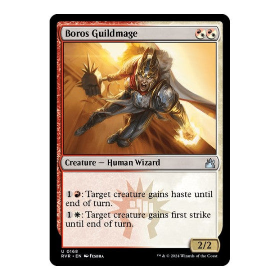 Boros Guildmage (RVR) #168 Uncommon (Lightly Played) Ravnica Remastered Magic: The Gathering: 2024