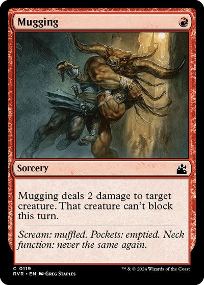 Mugging (RVR) #119 Common (Lightly Played) Ravnica Remastered Magic: The Gathering: 2024