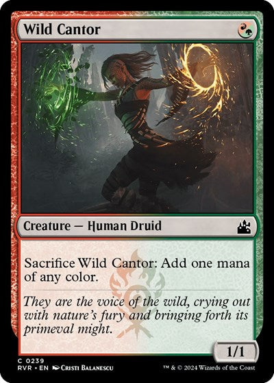 Wild Cantor (RVR) #239 Common (Lightly Played) Ravnica Remastered Magic: The Gathering: 2024