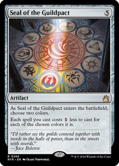 Seal of the Guildpact (RVR) #266 Rare (Lightly Played) Ravnica Remastered Magic: The Gathering: 2024