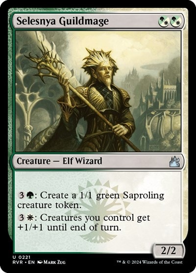 Selesnya Guildmage (RVR) #221 Uncommon (Lightly Played) Ravnica Remastered Magic: The Gathering: 2024