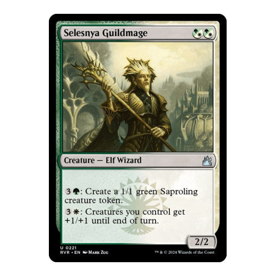 Selesnya Guildmage (RVR) #221 Uncommon (Lightly Played) Ravnica Remastered Magic: The Gathering: 2024