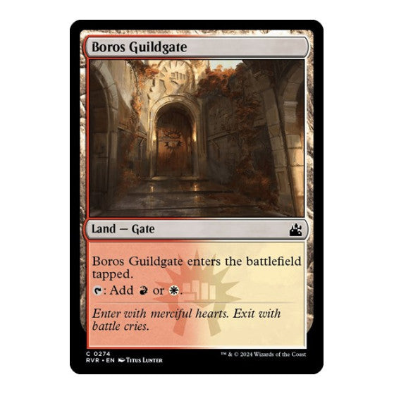 Boros Guildgate (RVR) #274 Common (Lightly Played) Ravnica Remastered Magic: The Gathering: 2024