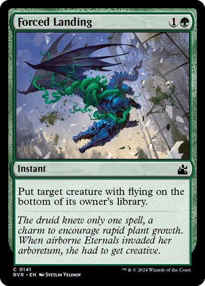 Forced Landing (RVR) #141 Common (Lightly Played) Ravnica Remastered Magic: The Gathering: 2024