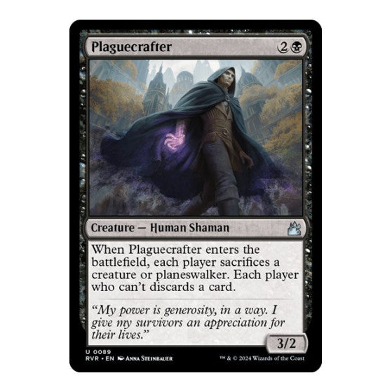 Plaguecrafter (RVR) #89 Uncommon (Lightly Played) Ravnica Remastered Magic: The Gathering: 2024