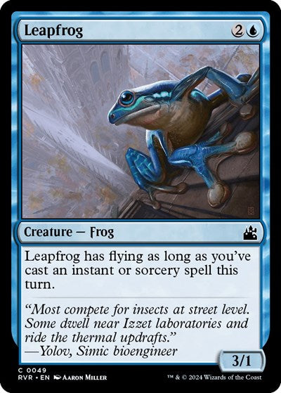 Leapfrog (RVR) #49 Common (Lightly Played) Ravnica Remastered Magic: The Gathering: 2024