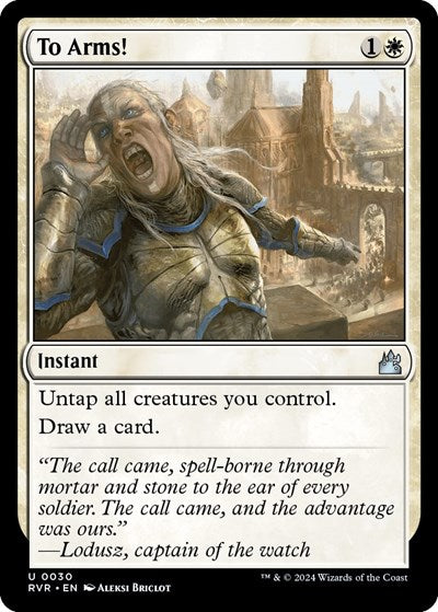 To Arms (RVR) #30 Uncommon (Near Mint) Ravnica Remastered Magic: The Gathering: 2024
