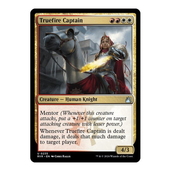Truefire Captain (RVR) #235 Uncommon (Lightly Played) Ravnica Remastered Magic: The Gathering: 2024
