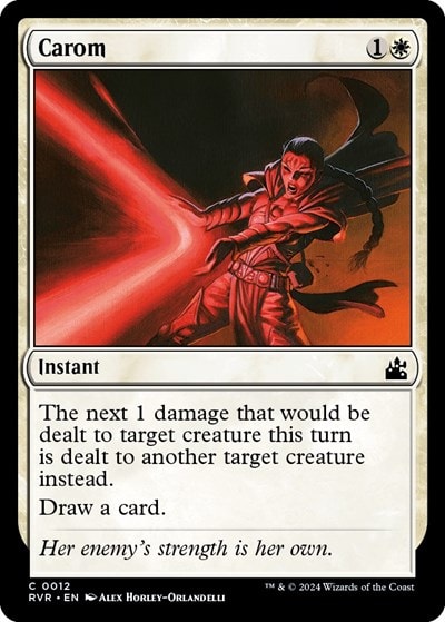 Carom (RVR) #12 Common (Lightly Played) Ravnica Remastered Magic: The Gathering: 2024