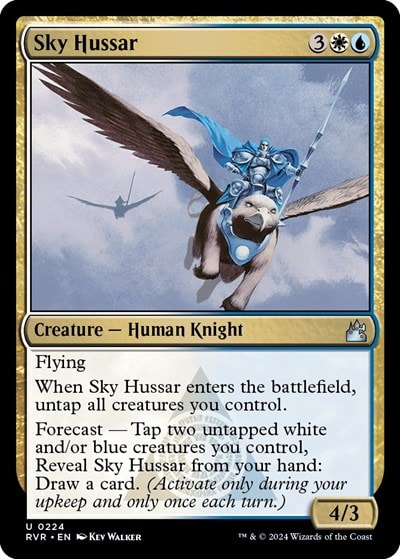 Sky Hussar (RVR) #224 Uncommon (Lightly Played) Ravnica Remastered Magic: The Gathering: 2024