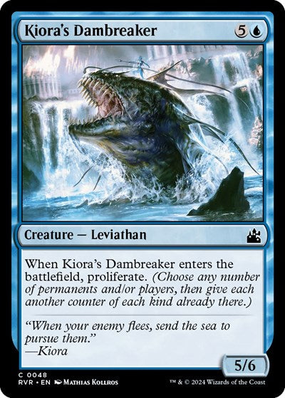 Kioras Dambreaker (RVR) #48 Common (Lightly Played) Ravnica Remastered Magic: The Gathering: 2024