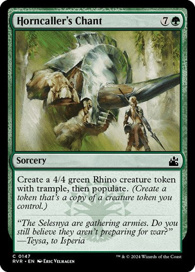 Horncallers Chant (RVR) #147 Common (Lightly Played) Ravnica Remastered Magic: The Gathering: 2024