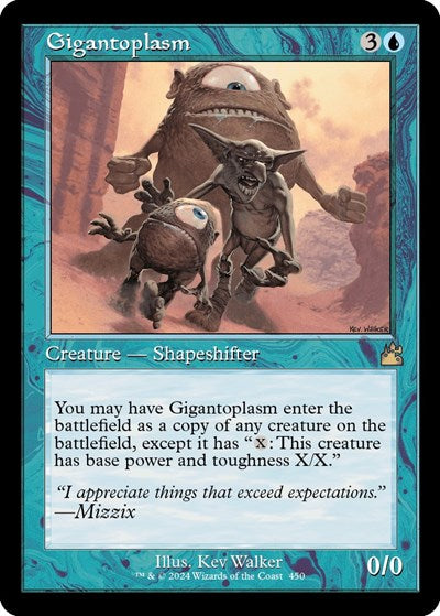 Gigantoplasm Retro Frame (RVR) #450 Rare (Lightly Played) Ravnica Remastered Magic: The Gathering: 2024